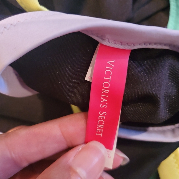 Victoria's Secret 2015 Neon Strappy Monokini Size Medium Swimsuit - Picture 10 of 13